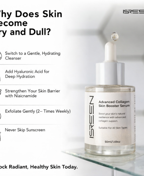 Why ISREEN Serum Is the Ideal Solution for Dry, Dull Skin