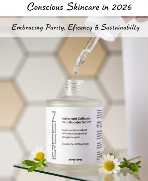 Clean conscious skincare in 2026 begins with ISREEN Serum. Hydration, niacinamide, collagen, and antioxidant care for radiant skin.