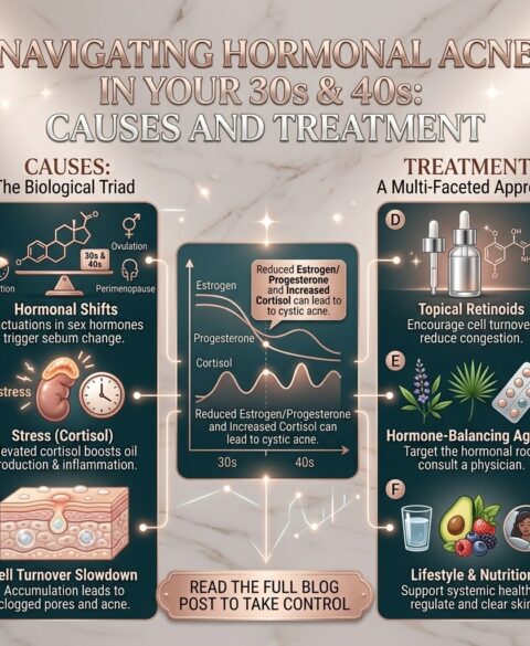 Hormonal Acne in Your 30s & 40s: Causes and Treatment