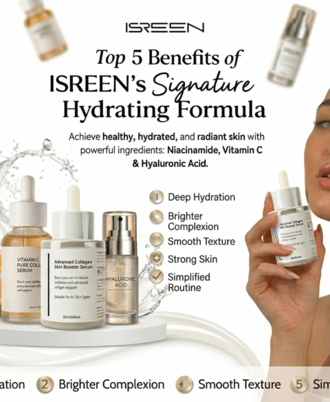 Top 5 Benefits of ISREEN’s Signature Hydrating Formula