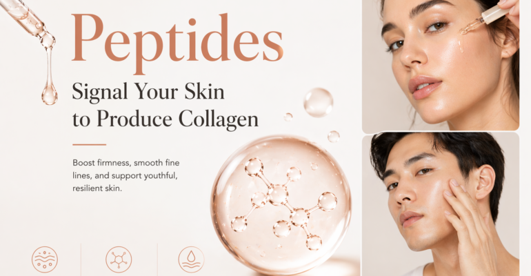 How Peptides Signal Your Skin to Produce Collagen