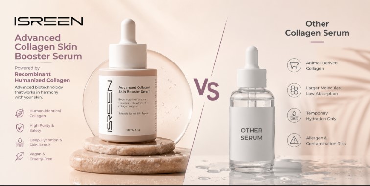 ISREEN vs other collagen serum