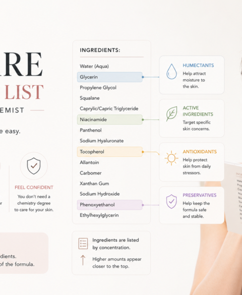 How to Read a Skincare Ingredient List Without Being a Chemist