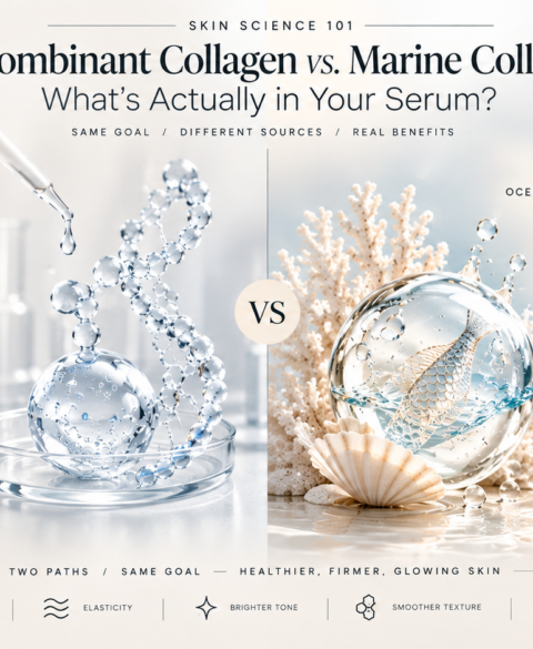 Recombinant Collagen vs. Marine Collagen: What's Actually in Your Serum?
