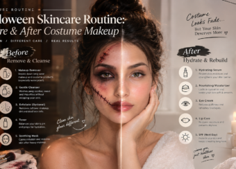 Halloween skincare routine